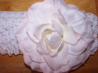 White Flower Headband